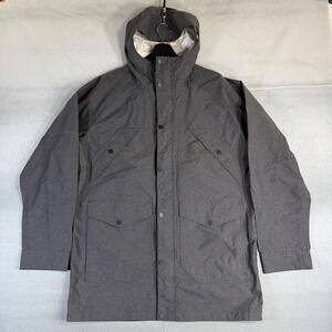 Burton Snowboarding Jacket Parka Mens Large Gray Vinh Long Lightweight Hooded